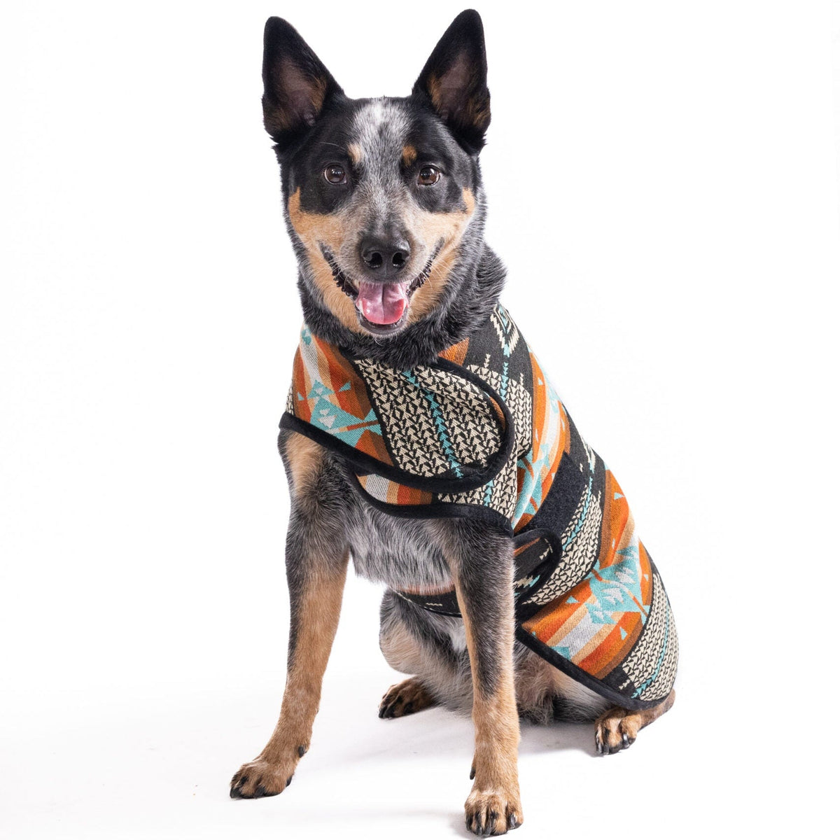 Black Canyon Dog Blanket Coat Southwest Pattern with Fleece Lining – photo 2 of 5