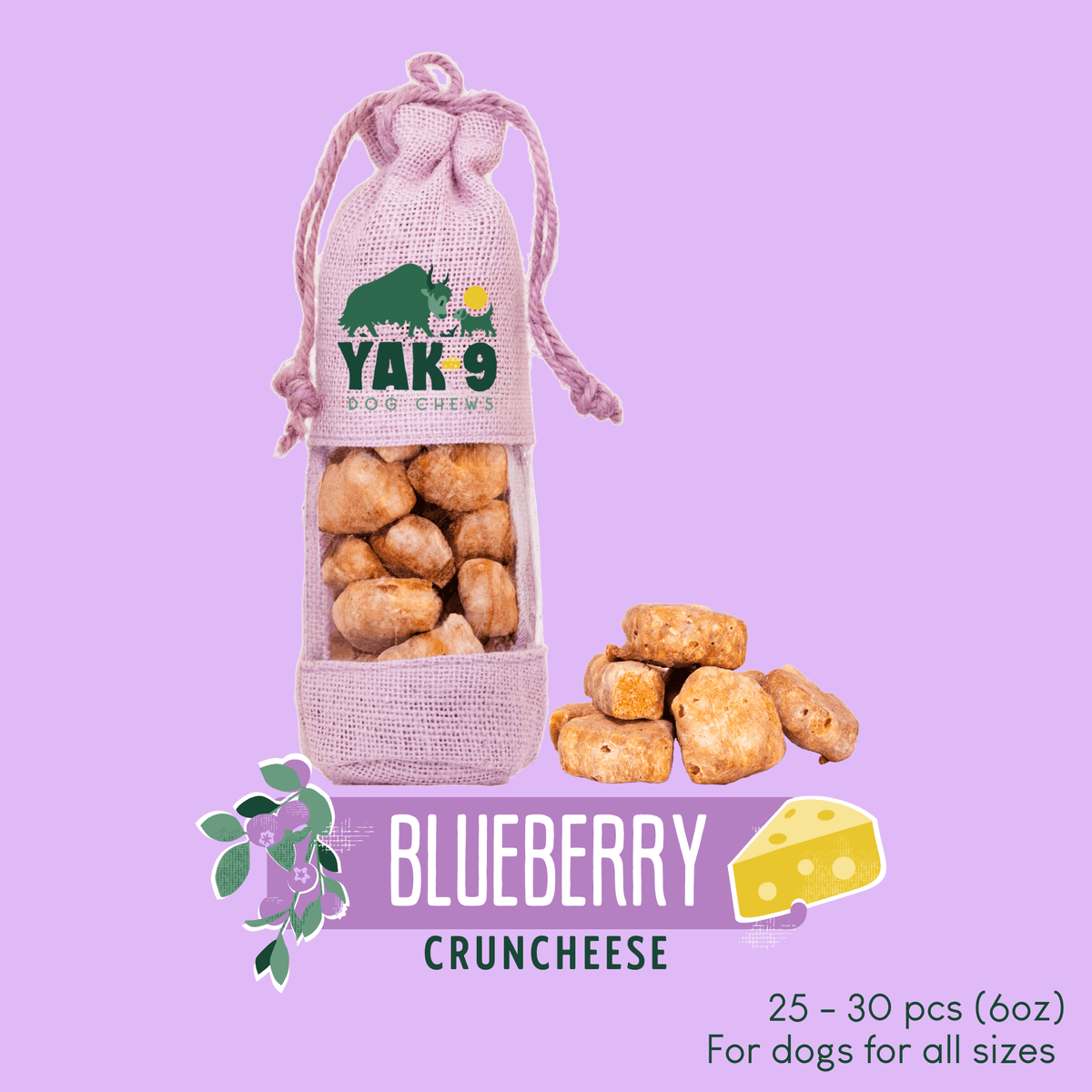 CrunCheese for Dogs – front view