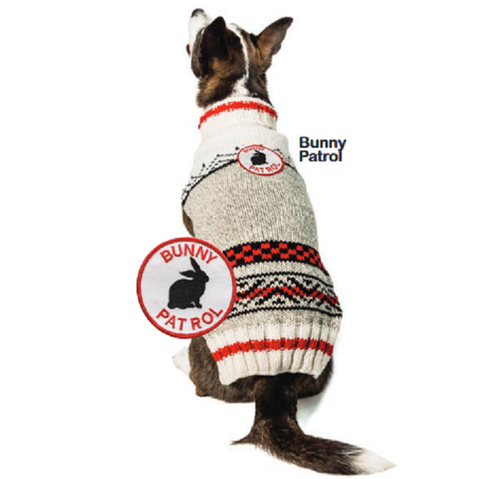 Bunny Patrol Dog Sweater 100 Percent Sheep Wool – photo 1 of 4