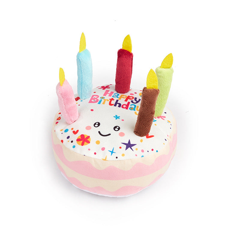 Cake-Shaped Dog Bite Toy – Simulation Snack Toy – alternate view 5
