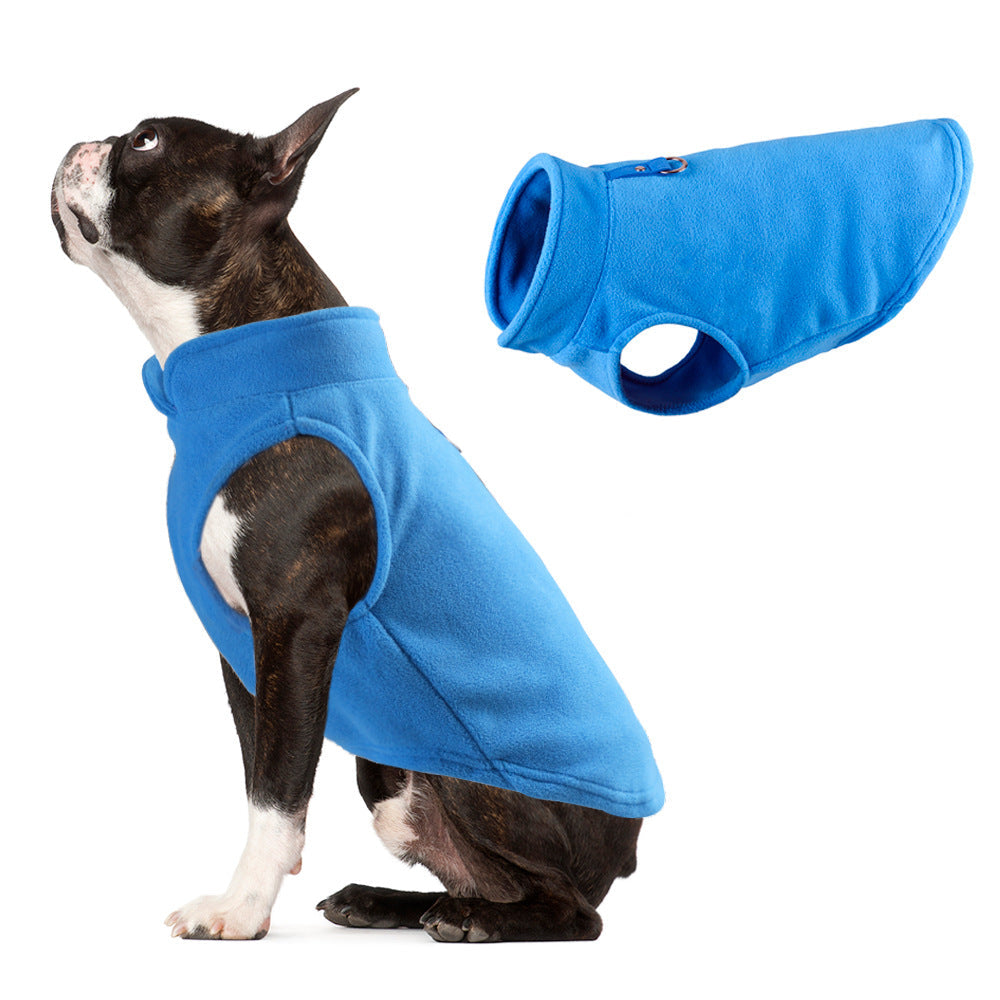 Thickened Fleece Dog Clothing Solid Color – photo 3 of 11