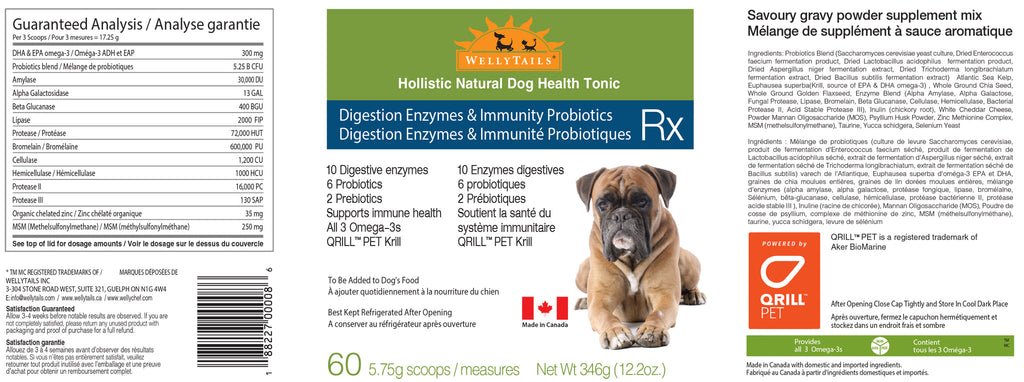 WellyTails Digestive Enzymes and Probiotics ADVANCED supplement for dogs – photo 4 of 6