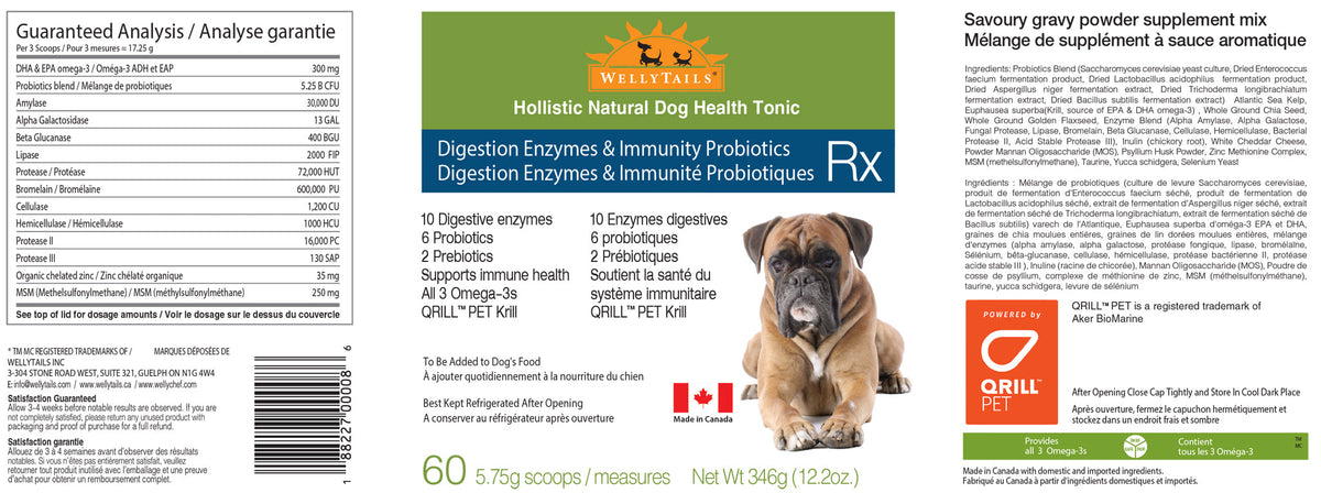 WellyTails Digestive Enzymes and Probiotics ADVANCED supplement for dogs – photo 4 of 6
