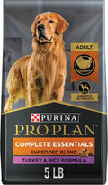 Purina Pro Plan Adult Complete Essentials Turkey & Rice Probiotic Dry Dog Food – front view