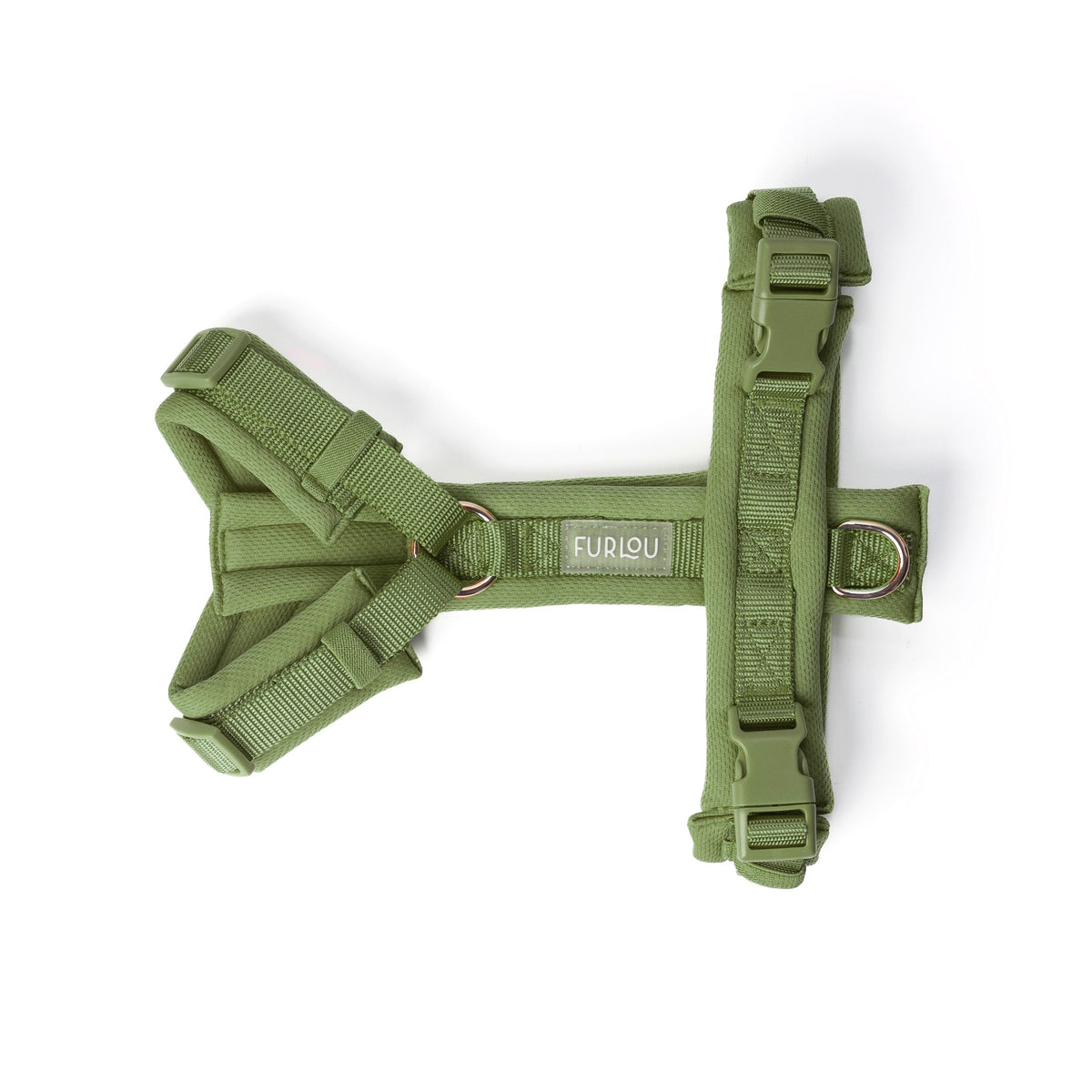 Green Comfort Dog Harness, alternate view