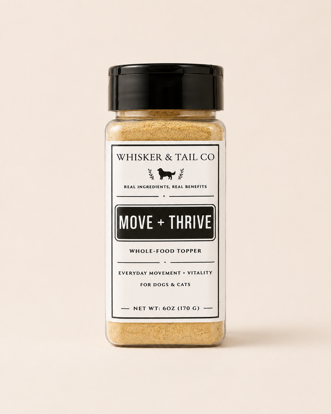 Move + Thrive Whole-Food Topper for Dogs & Cats – front view
