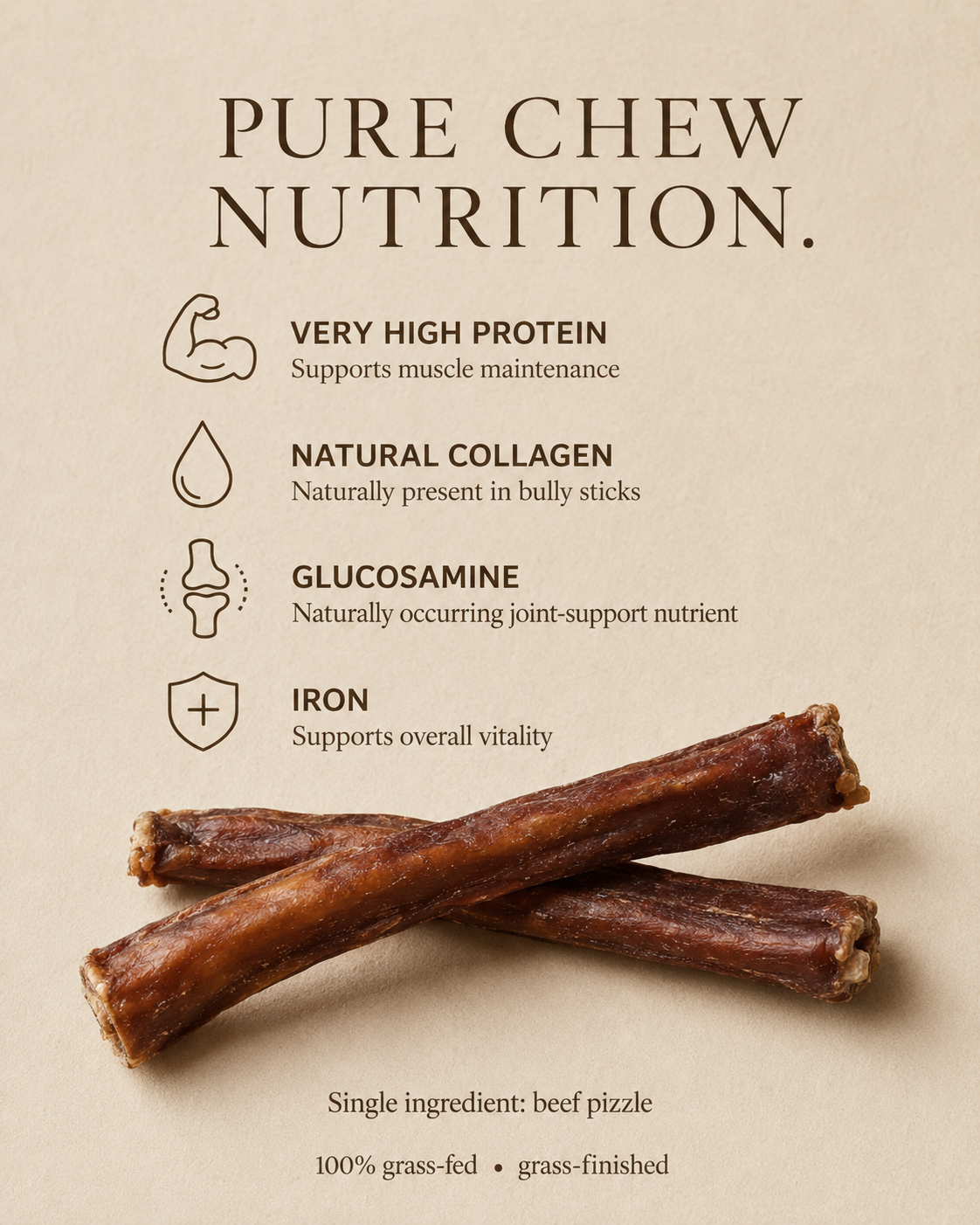Grass-Fed Bully Sticks (5 oz) – alternate view 5