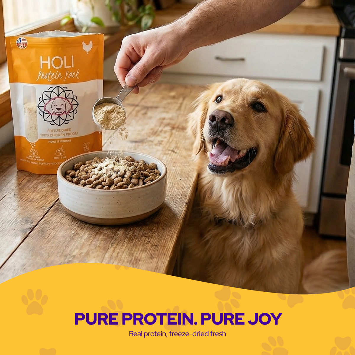 Chicken Breast Dog Food Topper - Freeze Dried - Single Ingredient – alternate view 2