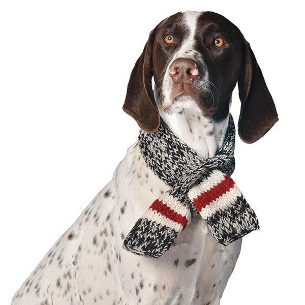 Boyfriend Scarf Red and White Wool – photo 1 of 4