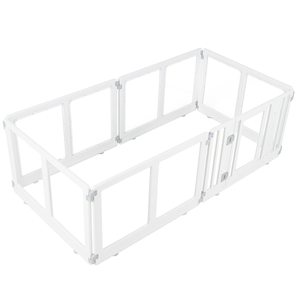 Clear Plastic Dog Playpen with Door 8 Panel – photo 11 of 16