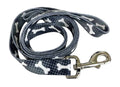 Coastal Styles Nylon Adjustable Dog Leash Black Bones 1 W x 4 Long