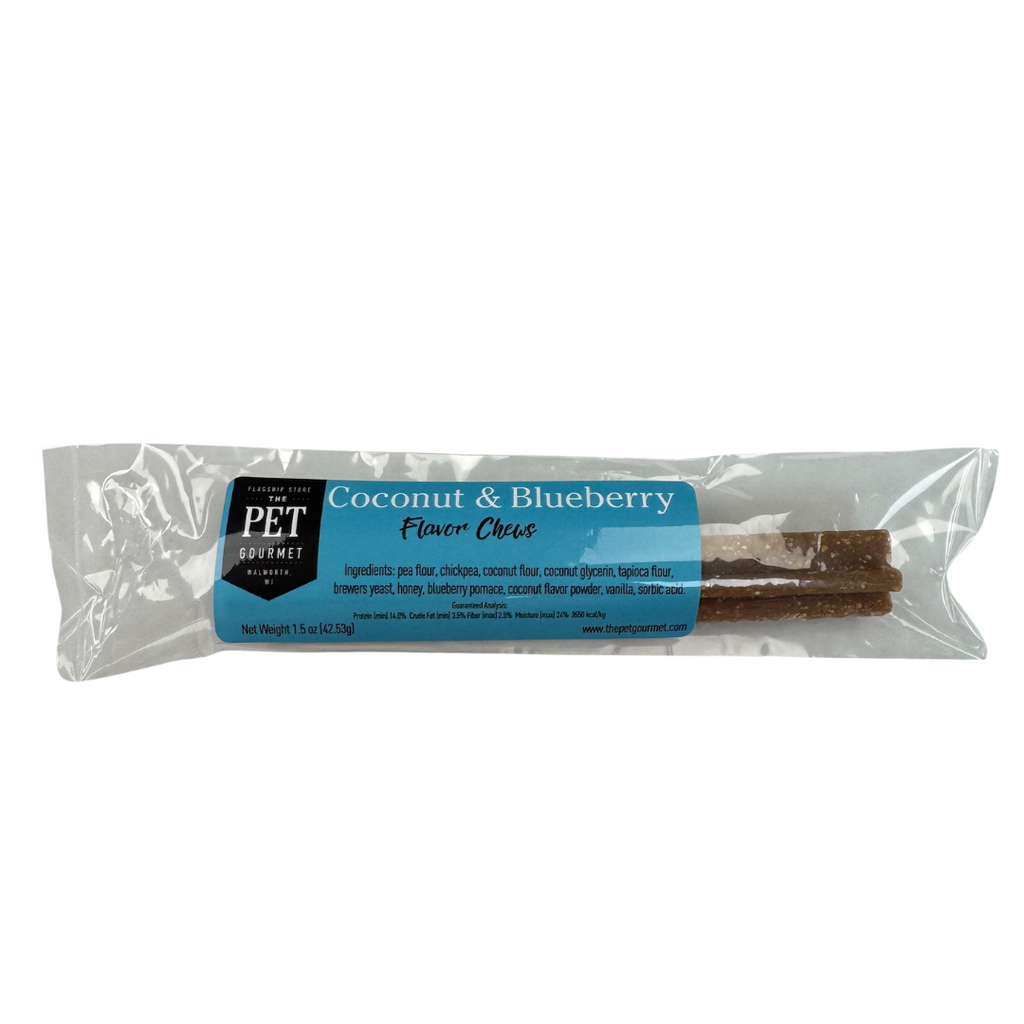 Coconut Blueberry Gourmet Chew Stick for Dogs  Single