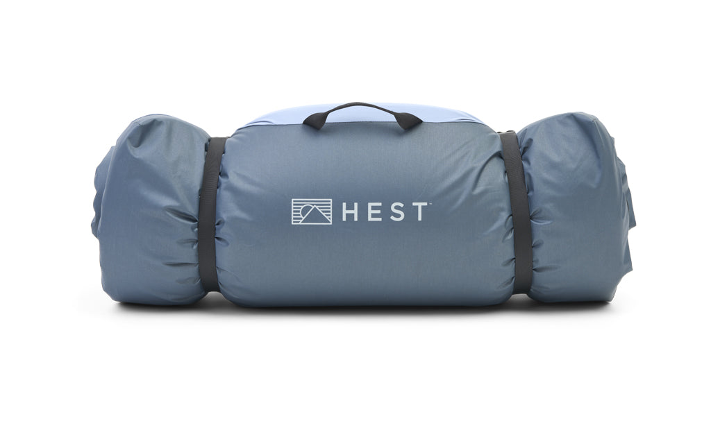 Portable HEST dog bed sized for kennels and crates