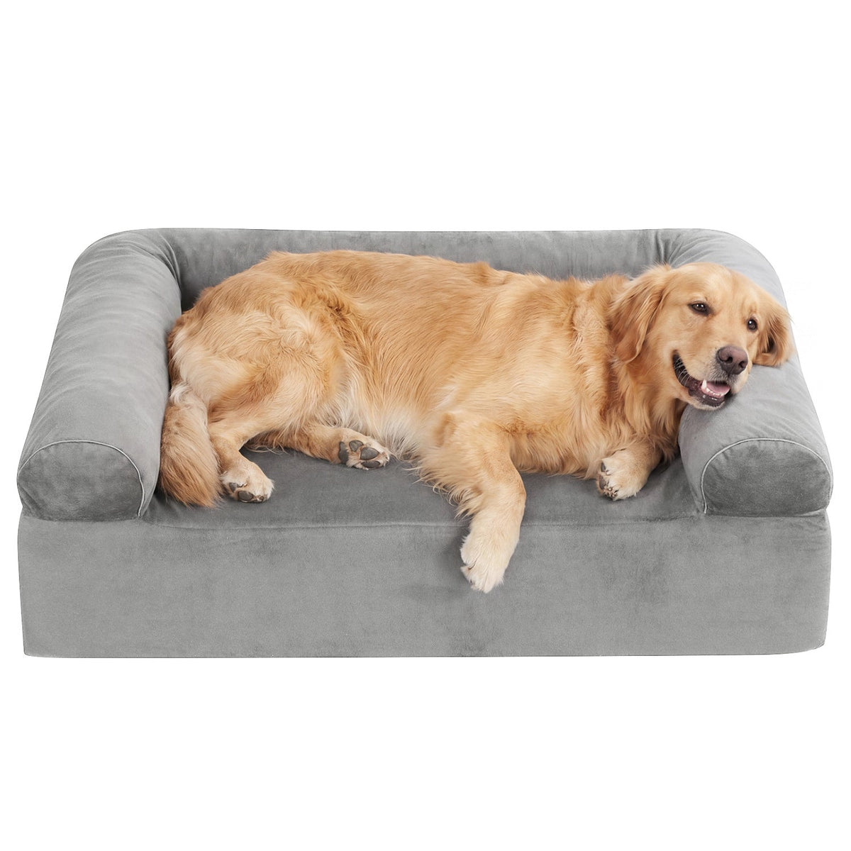 Cooling Gel Memory Foam Dog Bed with Washable Cover – photo 1 of 4