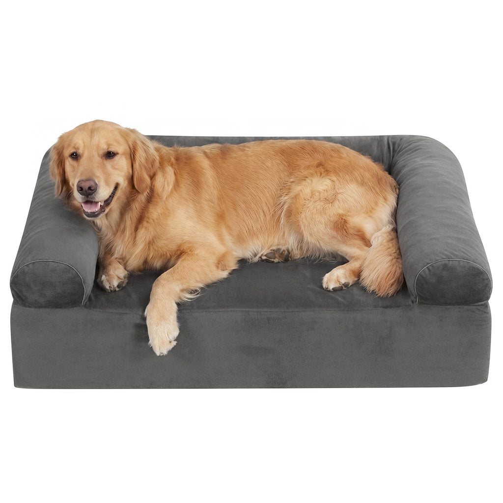 Cooling Gel Memory Foam Dog Bed with Washable Cover – photo 3 of 4