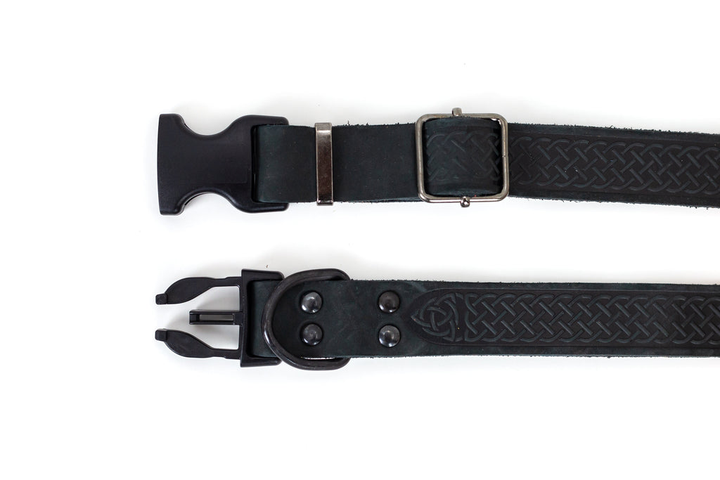 Celtic Sport Quick-Release Leather Dog Collar – alternate view 9