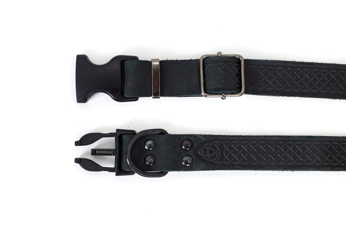 Celtic Sport Quick-Release Leather Dog Collar – alternate view 9