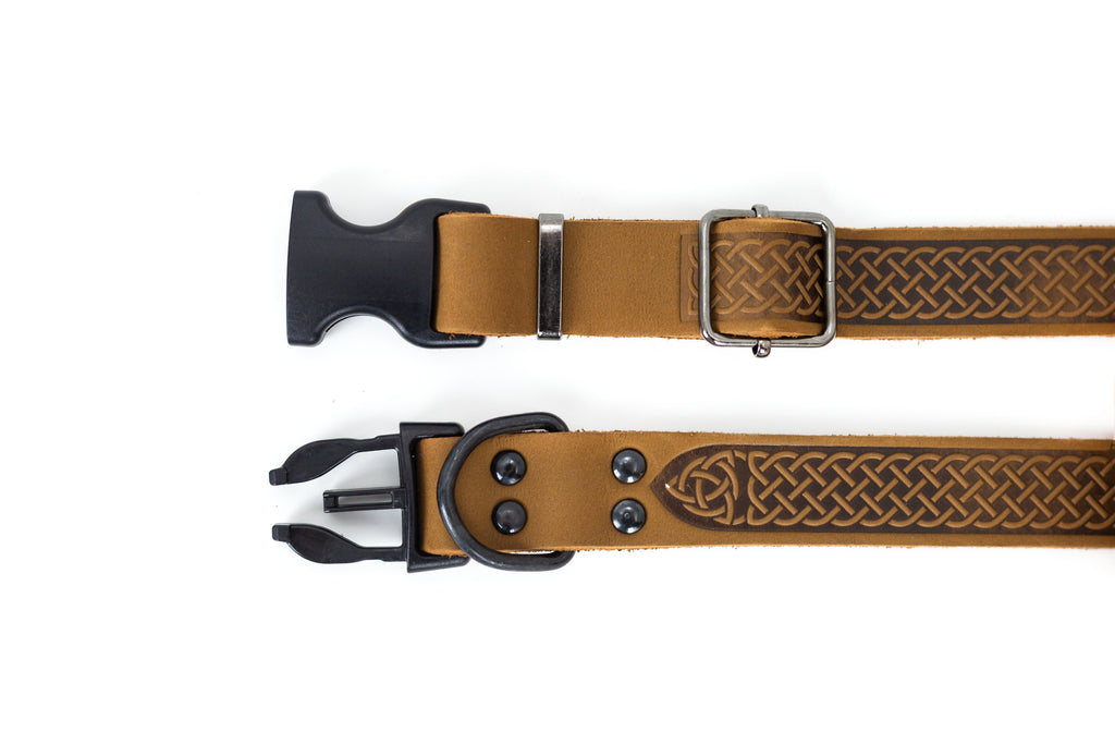 Celtic Sport Quick-Release Leather Dog Collar – alternate view 10