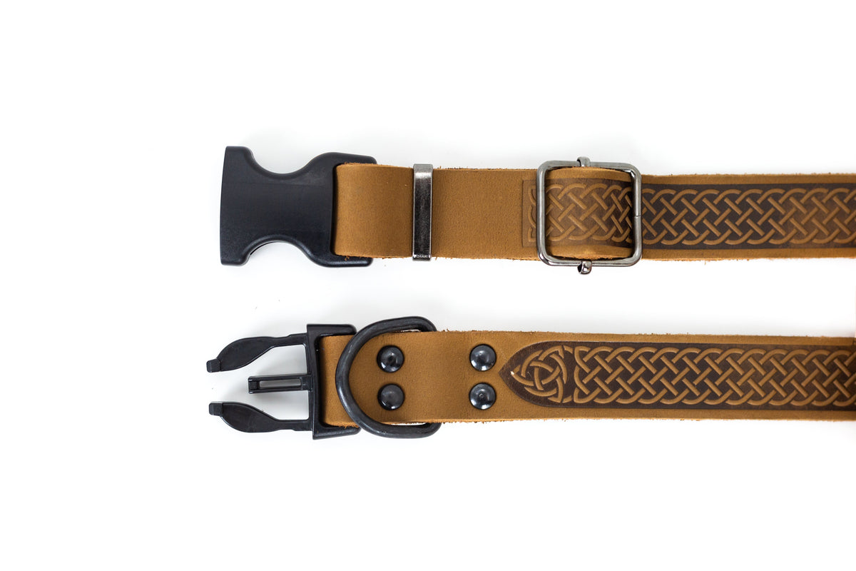 Celtic Sport Quick-Release Leather Dog Collar – alternate view 10