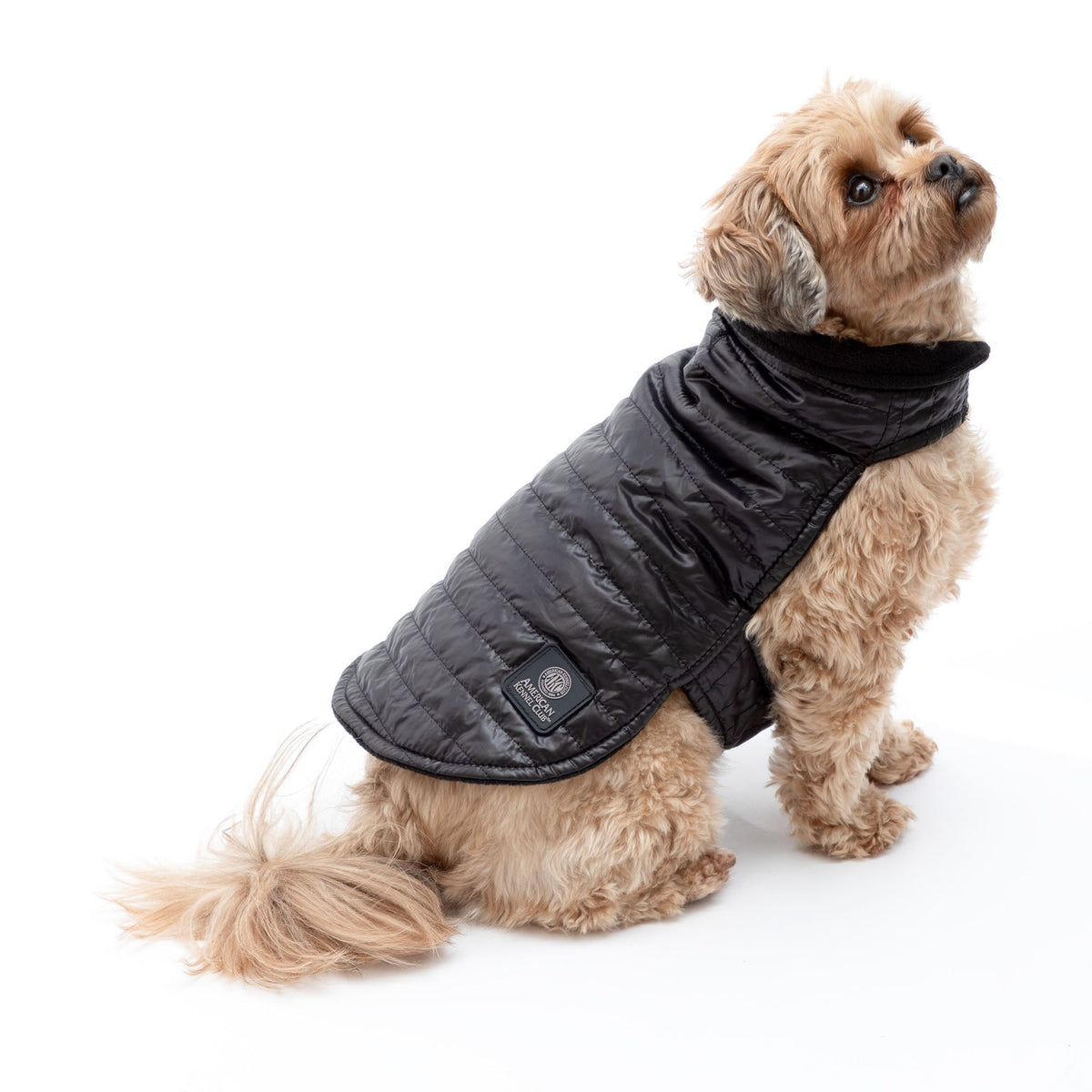 AKC Belly Band Dog Puff Coat Fleece Lined – photo 8 of 13