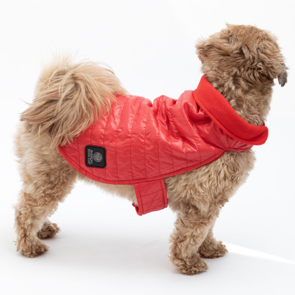 AKC Belly Band Dog Puff Coat Fleece Lined – photo 6 of 13
