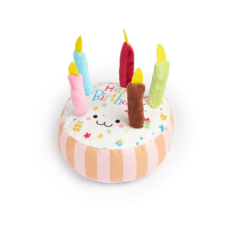 Cake-Shaped Dog Bite Toy – Simulation Snack Toy – alternate view 3