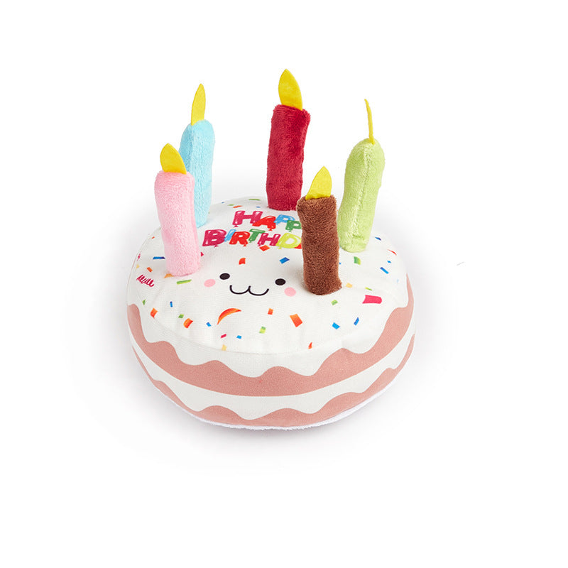 Cake-Shaped Dog Bite Toy – Simulation Snack Toy – alternate view 4