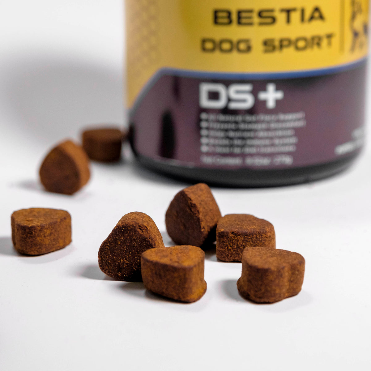 BDS DS+ dog food supplement probiotic digestive support, digestive enzyme benefits chart