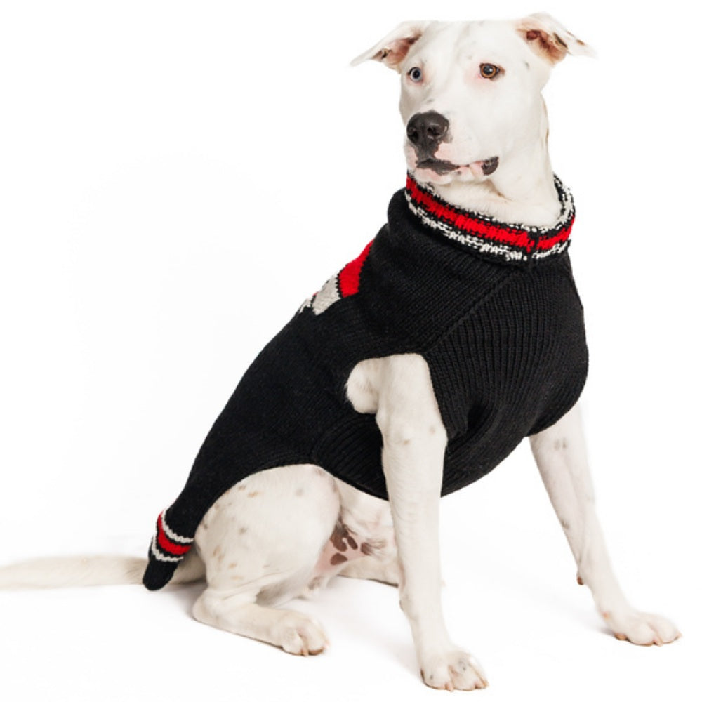 Dad Dog Sweater 100 Percent Wool Heart Design – photo 6 of 7