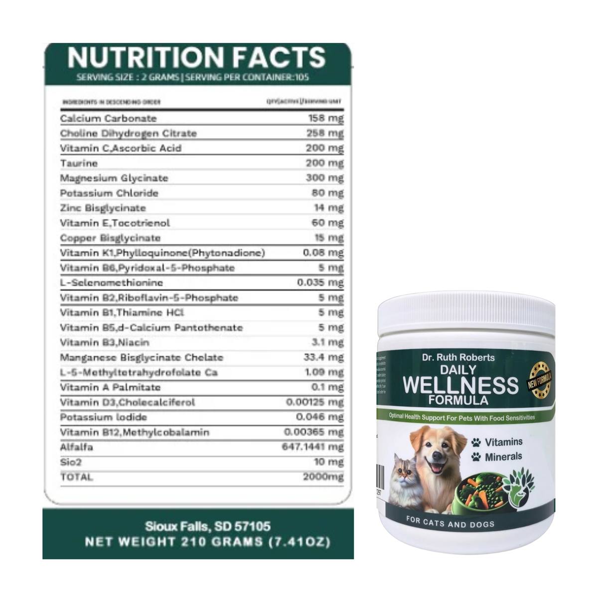 Daily Wellness Formula Glandular-Free Multivitamin by Dr. Ruth Roberts – photo 2 of 10