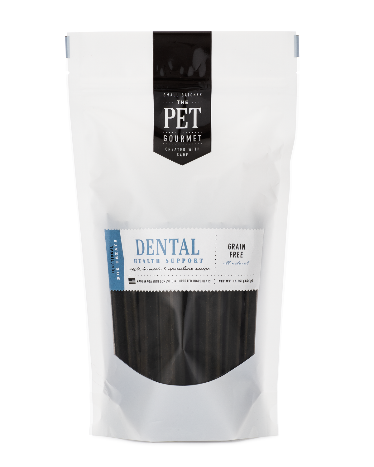 Large Dental Support Chew Sticks with Probiotics for Dogs  16 oz