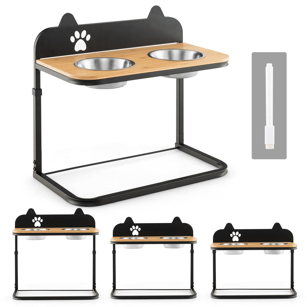 Elevated Dog Bowl Stand with 2 Stainless Steel Bowls – photo 4 of 8