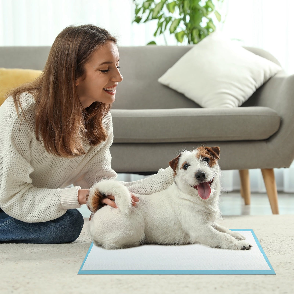 Dog Pee Pads 24 x 17 Inch 300 Count Blue – photo 5 of 8