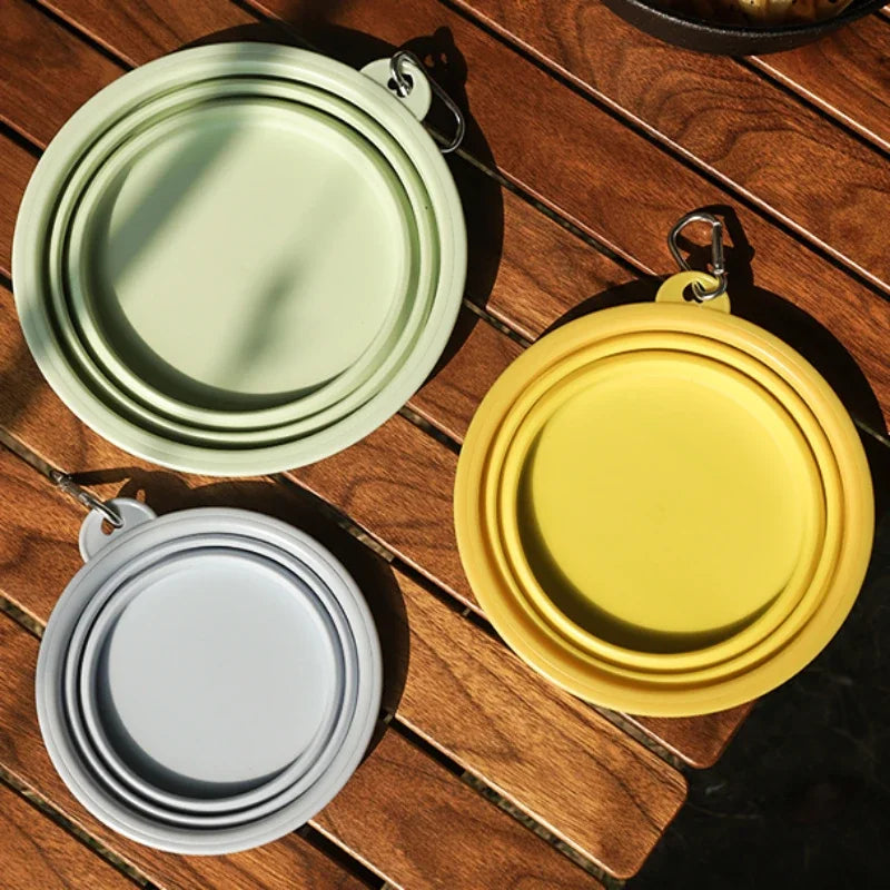 Folding Silicone Travel Bowl for Dogs & Cats – 350ml or 650ml – alternate view 5