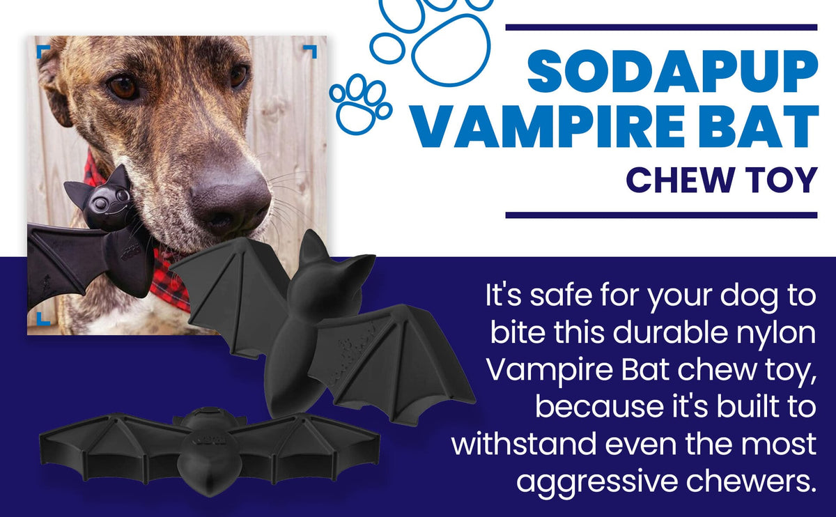 Vampire Bat Nylon Dog Chew Toy – Aggressive Chewers, USA Made – alternate view 6