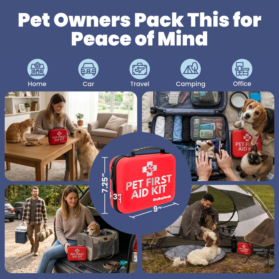 Pet First Aid Kit for Dogs & Cats with Vet-Approved Essentials – alternate view 7