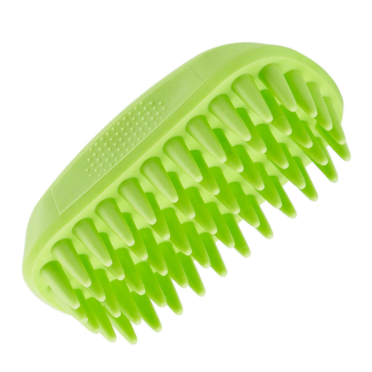 Anti-Skid Silicone Dog Bath Brush – Pet Grooming Massage Comb – front view