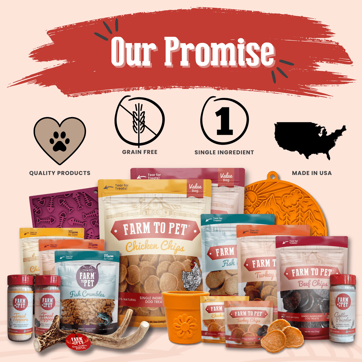 Puppy Packs n Snacks Dog Treat Starter Pack – Single-Ingredient – detail