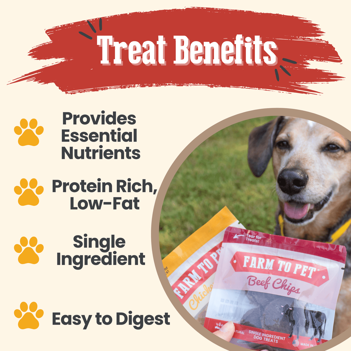 Puppy Packs n Snacks Dog Treat Starter Pack – Single-Ingredient – detail