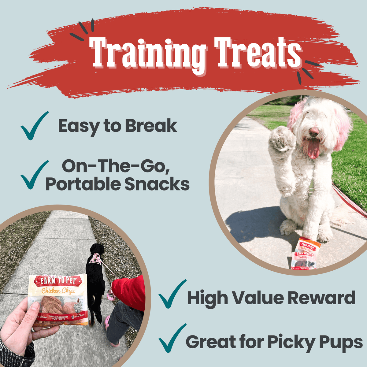 Puppy Packs n Snacks Dog Treat Starter Pack – Single-Ingredient – detail