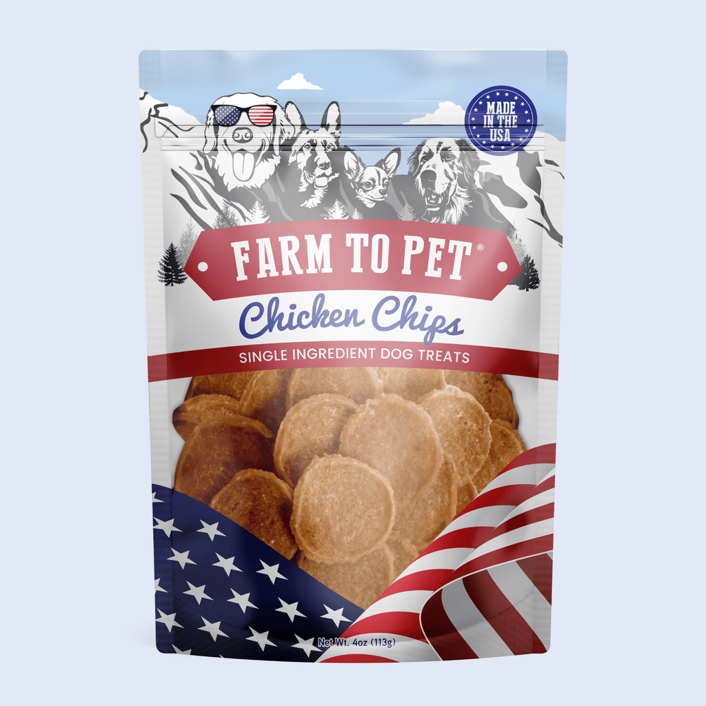 Americana Chicken Chips for Dogs – front view