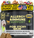 Allergy & Immune Support Chews for Dogs (Peanut Butter Flavor) – front view