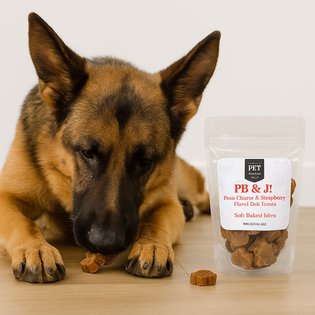 PB  J Soft Baked Dog Treats  6 oz, detail view