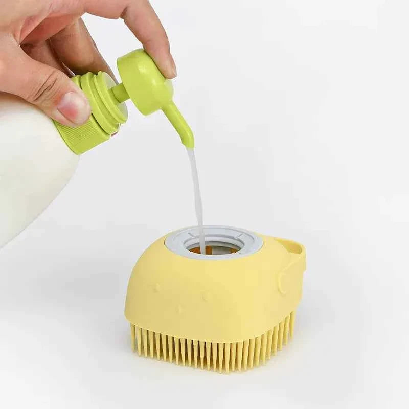 Soft Silicone Dog & Cat Bath Massage Brush – alternate view 6