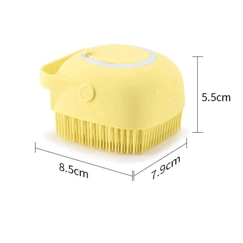 Soft Silicone Dog & Cat Bath Massage Brush – alternate view 5