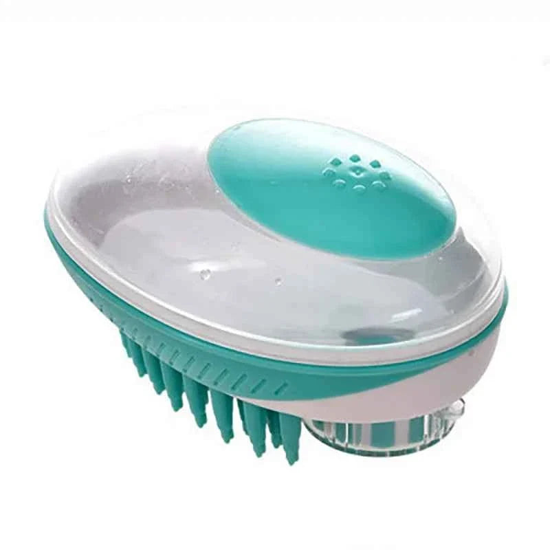 2-in-1 Soft Silicone Pet Bath Brush – Dog & Cat Grooming Massage Comb – alternate view 24