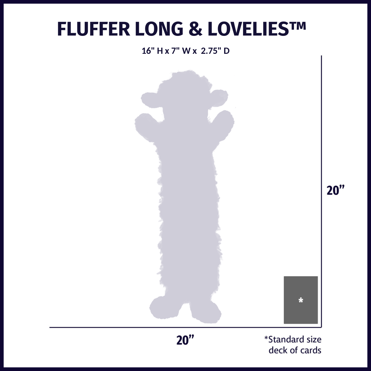 Louise Lamb Fluffer Long  Lovelie Durable Plush Dog Toy, view 11