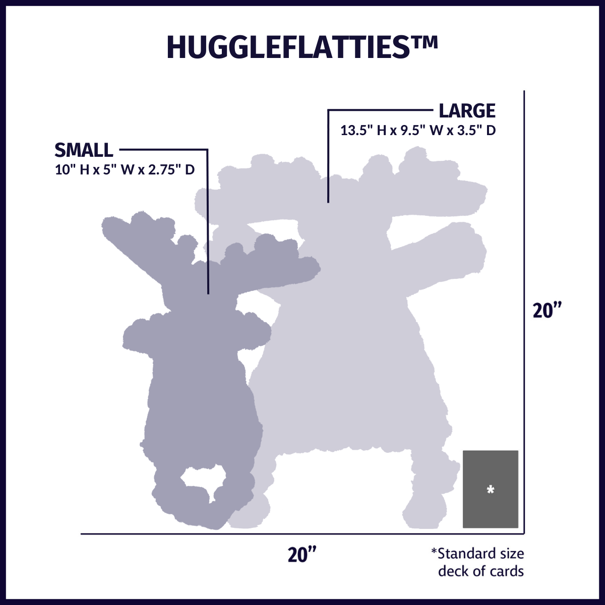 Woodland HuggleFlatties Assorted Durable Plush Dog Toys 3pk, view 15