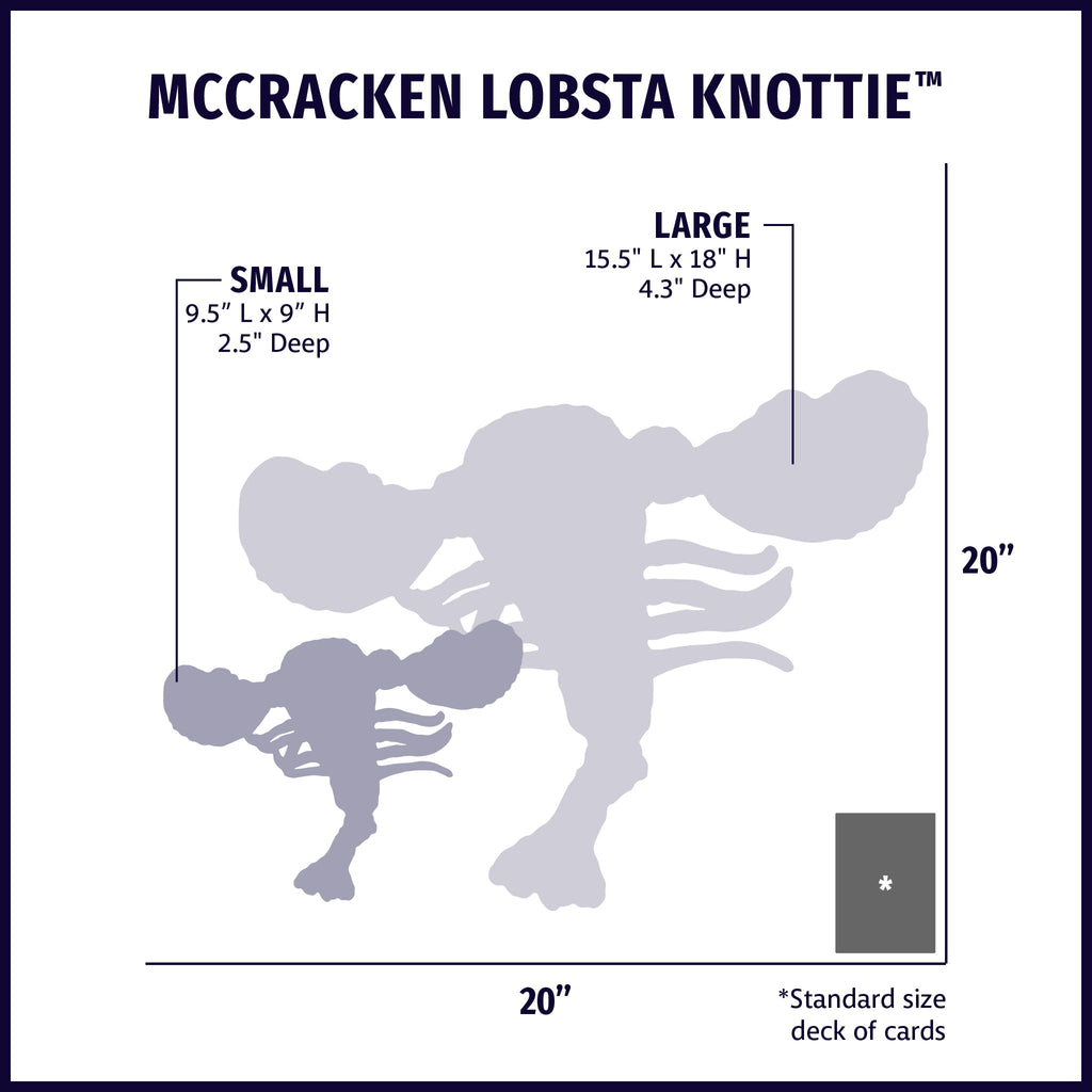 McCraken Lobsta Knottie Plush Dog Toy, view 12