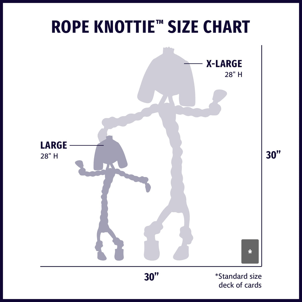 Natural Rope Knottie Dog Toys 3 Pack XL 16mm rope diameter, view 9